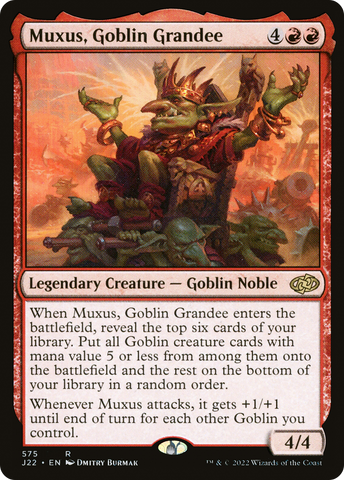 {R} Muxus, Goblin Grandee [Jumpstart 2022][J22 575]