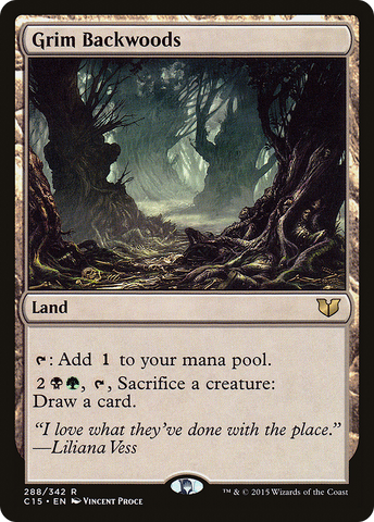 {R} Grim Backwoods [Commander 2015][C15 288]