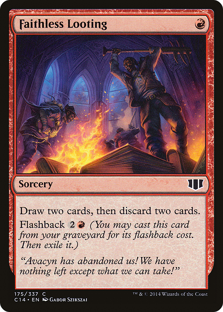 {C} Faithless Looting [Commander 2014][C14 175]