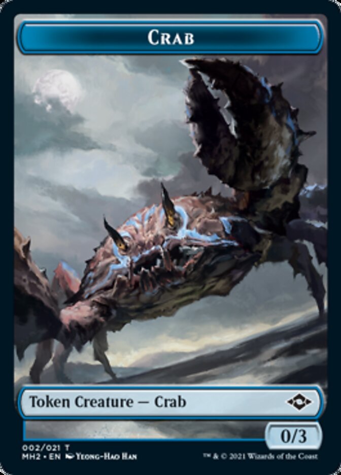 {T} Crab Token // Food Token (18) [Modern Horizons 2 Tokens][TMH2 002]