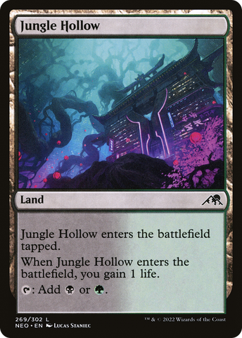 {C} Jungle Hollow [Kamigawa: Neon Dynasty][NEO 269]