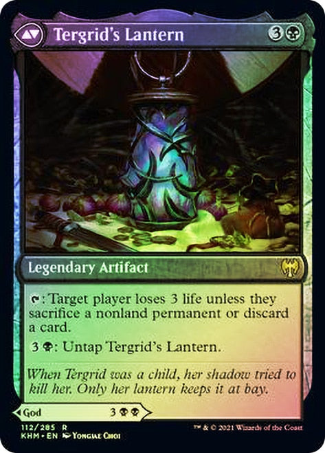 {R} Tergrid, God of Fright // Tergrid's Lantern [Kaldheim Prerelease Promos][PR KHM 112]