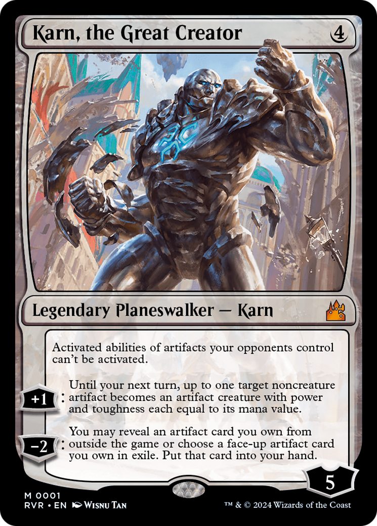 {R} Karn, the Great Creator [Ravnica Remastered][RVR 001]