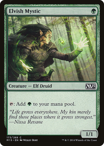 {C} Elvish Mystic [Magic 2015][M15 173]