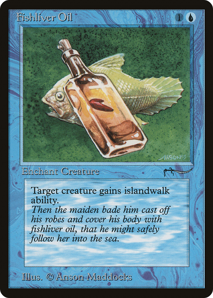 {C} Fishliver Oil (Dark Mana Cost) [Arabian Nights][ARN 013]