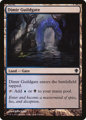 {C} Dimir Guildgate [Commander 2013][C13 284]