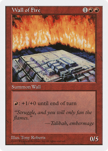 {C} Wall of Fire [Fifth Edition][5ED 273]
