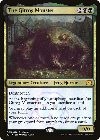 {R} The Gitrog Monster [Judge Gift Cards 2021][PA J21 005]