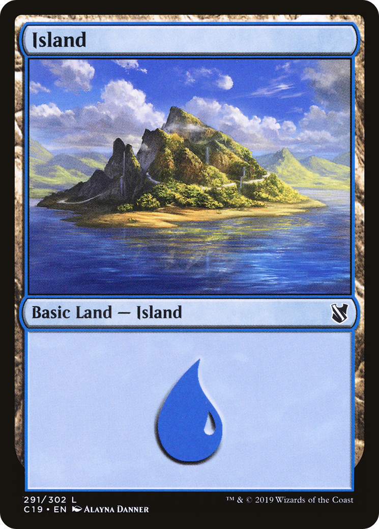 {B}[C19 291] Island (291) [Commander 2019]