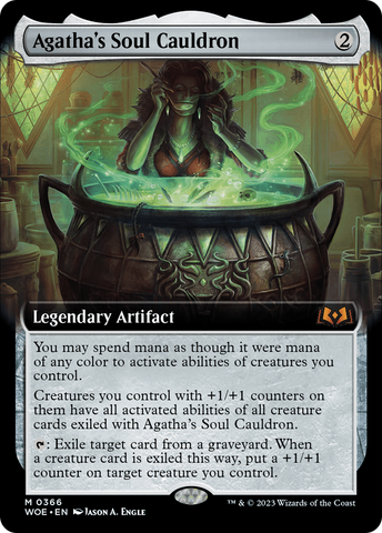{@R} Agatha's Soul Cauldron (Extended Art) [Wilds of Eldraine][WOE 366]