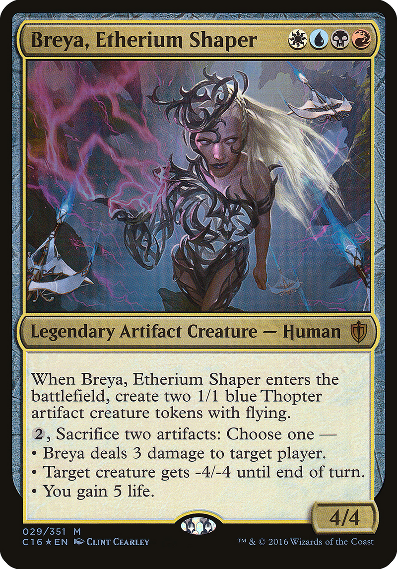 {O} Breya, Etherium Shaper (Oversized) [Commander 2016 Oversized][OVR C16 029]
