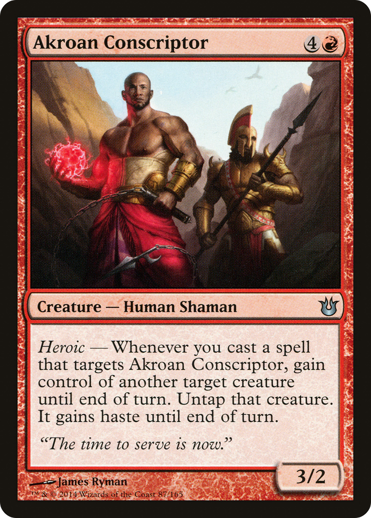 {C} Akroan Conscriptor [Born of the Gods][BNG 087]