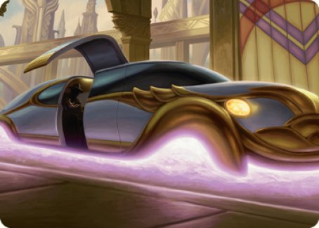 {A} Mysterious Limousine Art Card [Streets of New Capenna Art Series][ASNC 006]