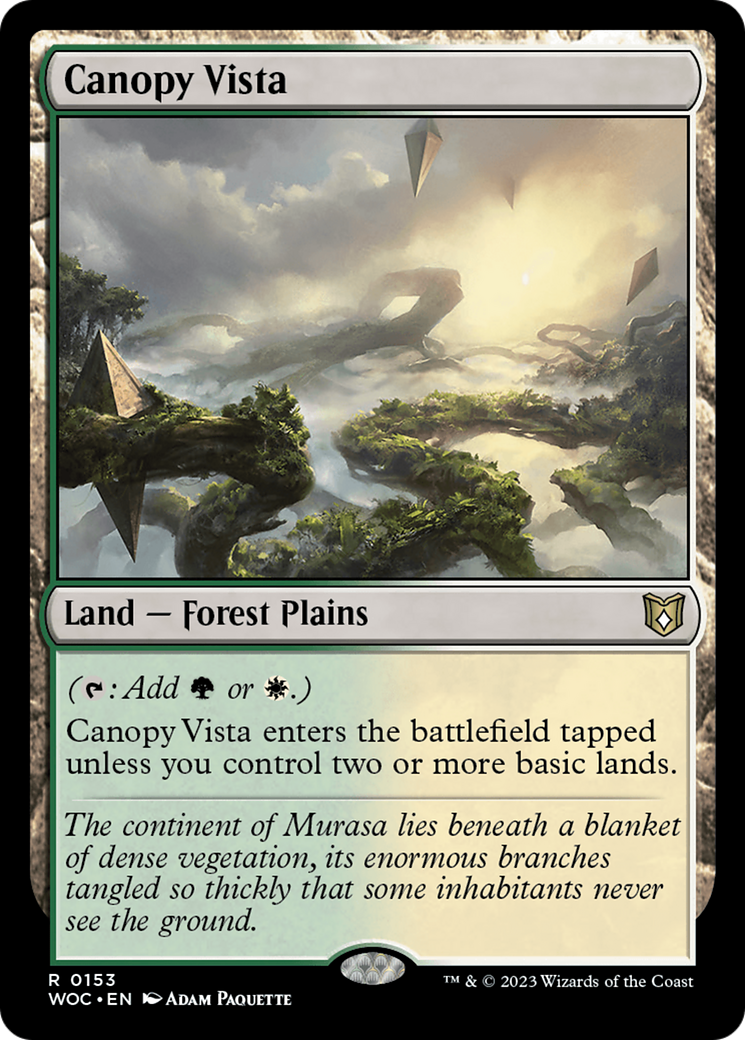 {R} Canopy Vista [Wilds of Eldraine Commander][WOC 153]