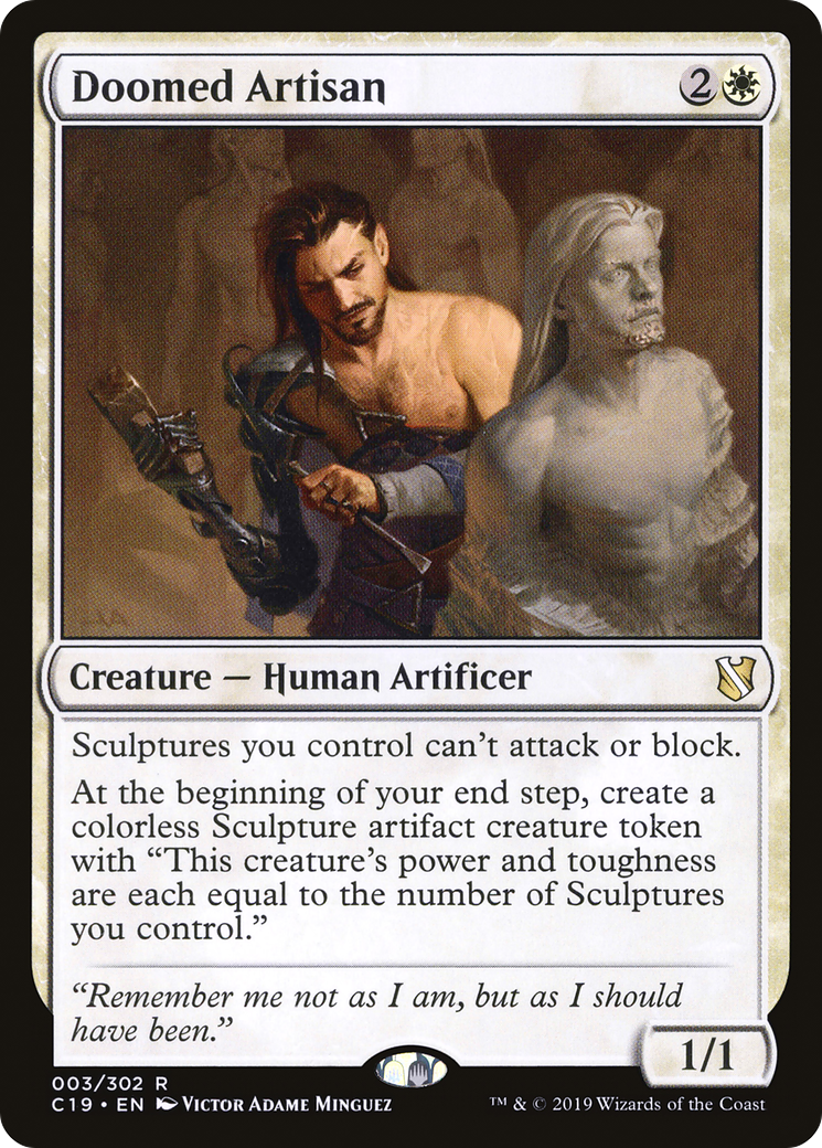 {R} Doomed Artisan [Commander 2019][C19 003]
