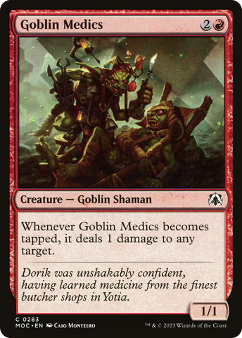 {C} Goblin Medics [March of the Machine Commander][MOC 283]