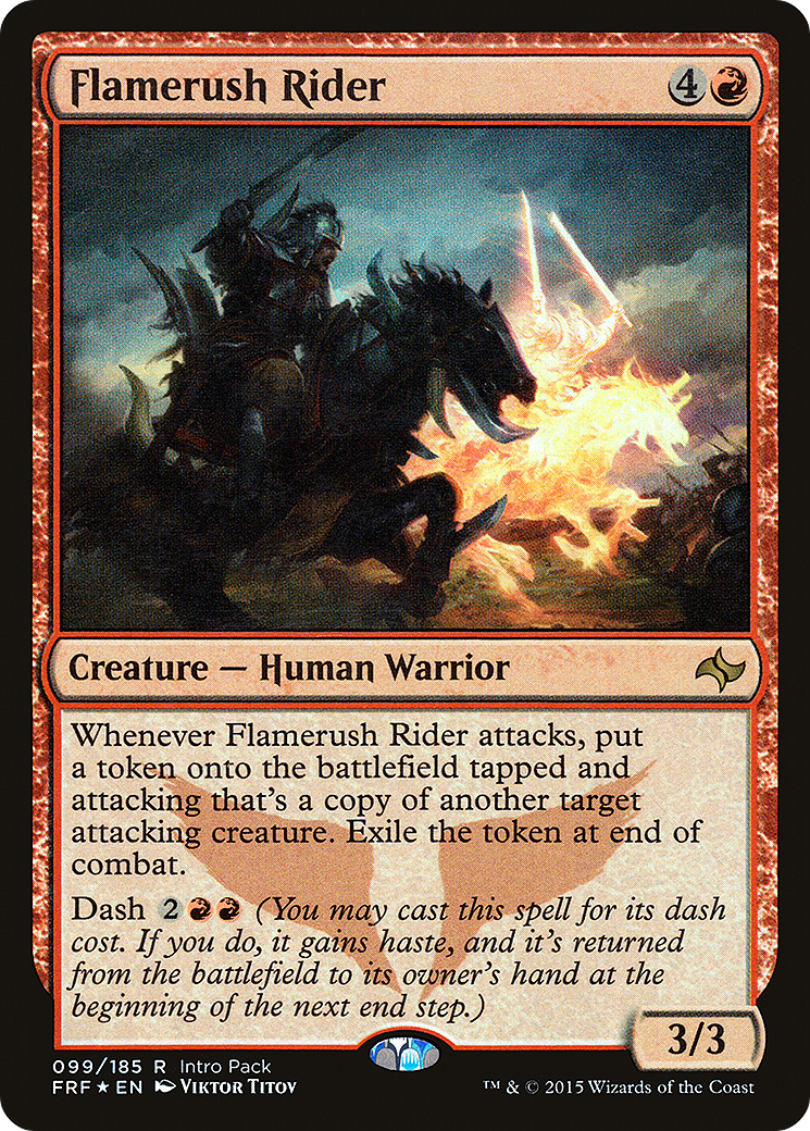 {R} Flamerush Rider (Intro Pack) [Fate Reforged Promos][PA FRF 099]