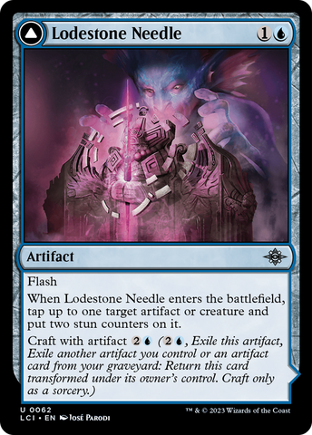 {@C} Lodestone Needle // Guidestone Compass [The Lost Caverns of Ixalan][LCI 062]