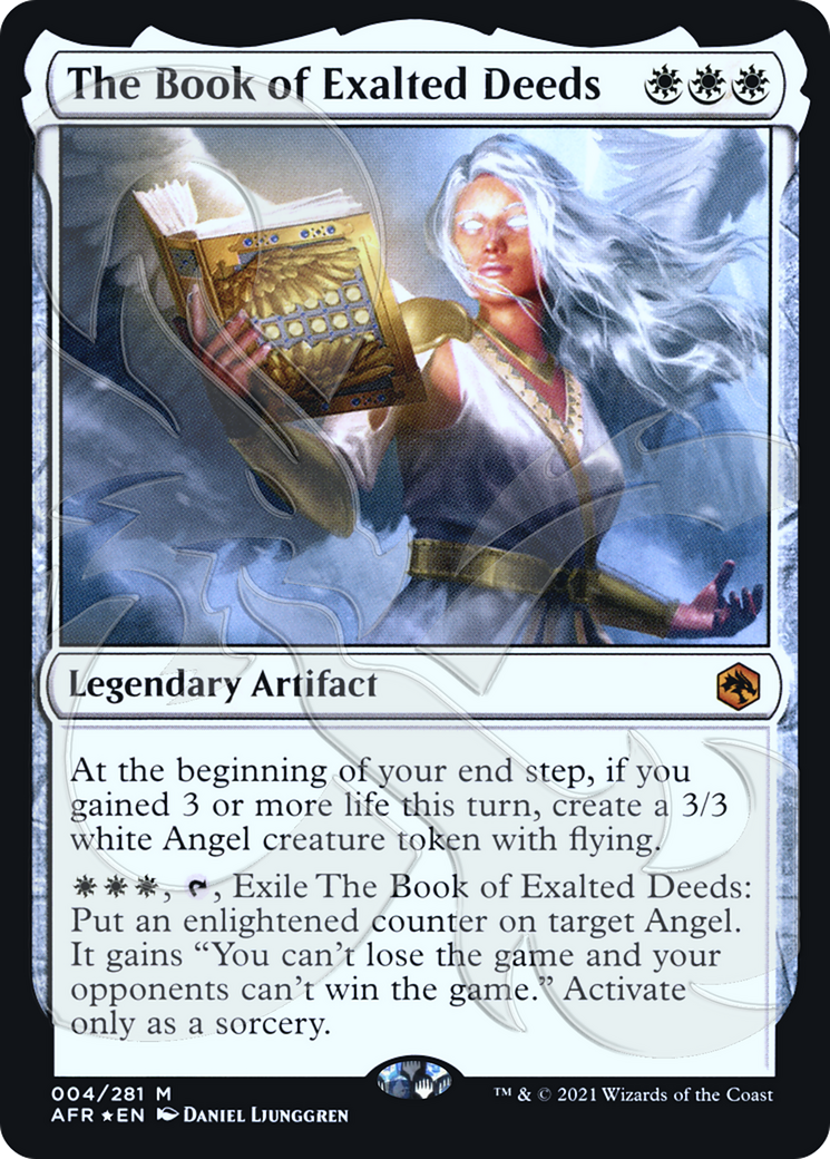 {R} The Book of Exalted Deeds (Ampersand Promo) [Dungeons & Dragons: Adventures in the Forgotten Realms Promos][AMP AFR 004]