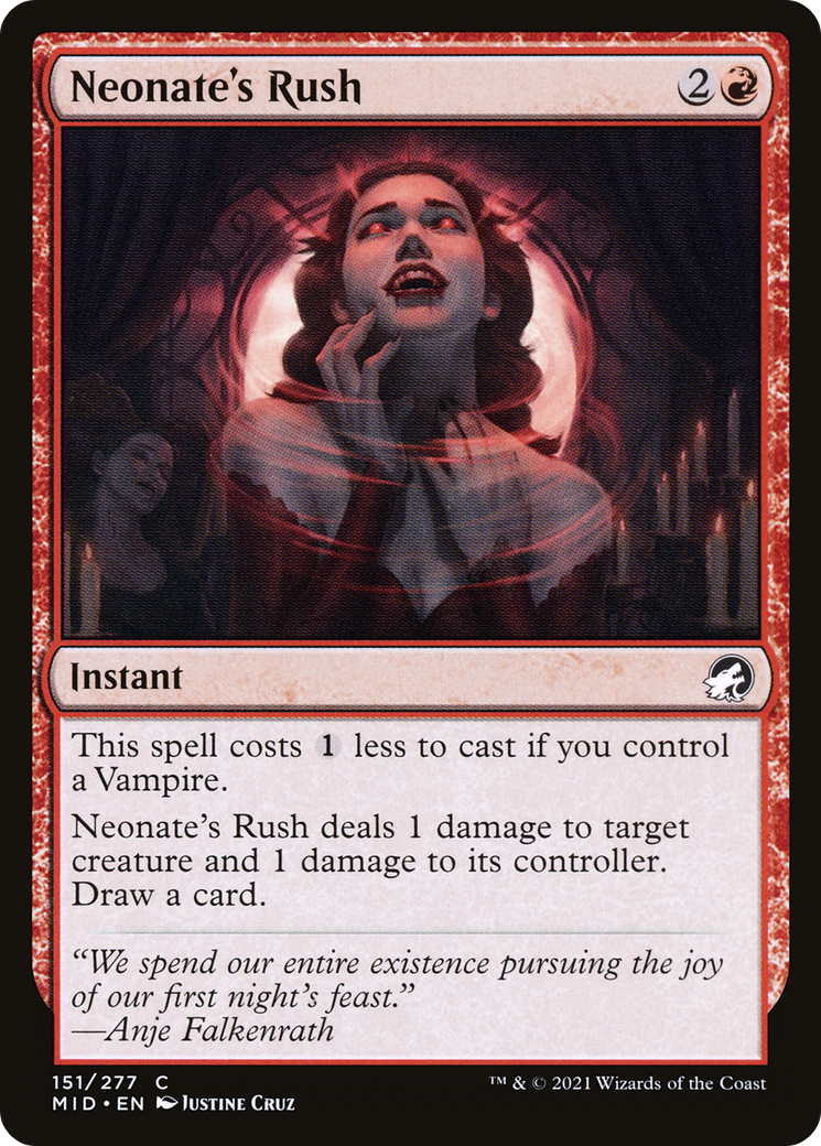 {C} Neonate's Rush [Innistrad: Midnight Hunt][MID 151]