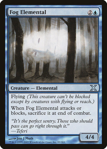 {C} Fog Elemental [Tenth Edition][10E 085]