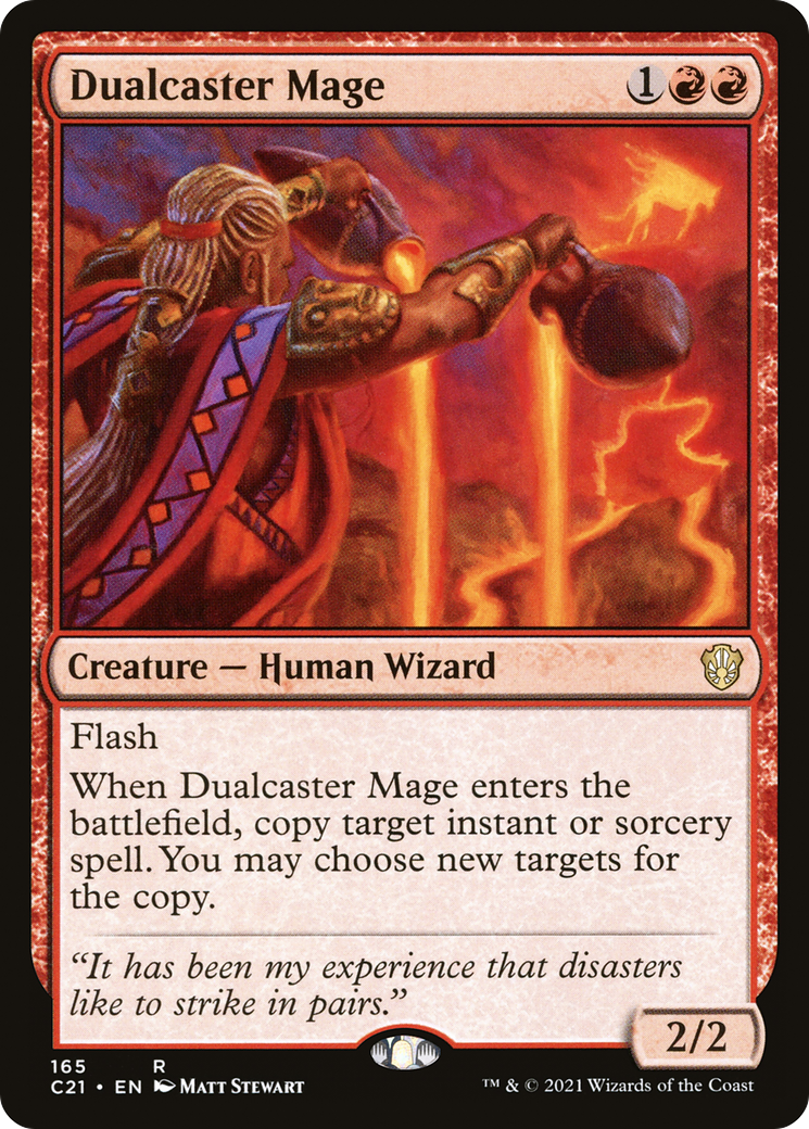 {R} Dualcaster Mage [Commander 2021][C21 165]