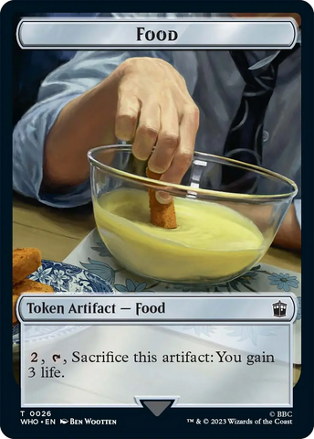 {T} Food Token [Doctor Who Tokens][TWHO 026]