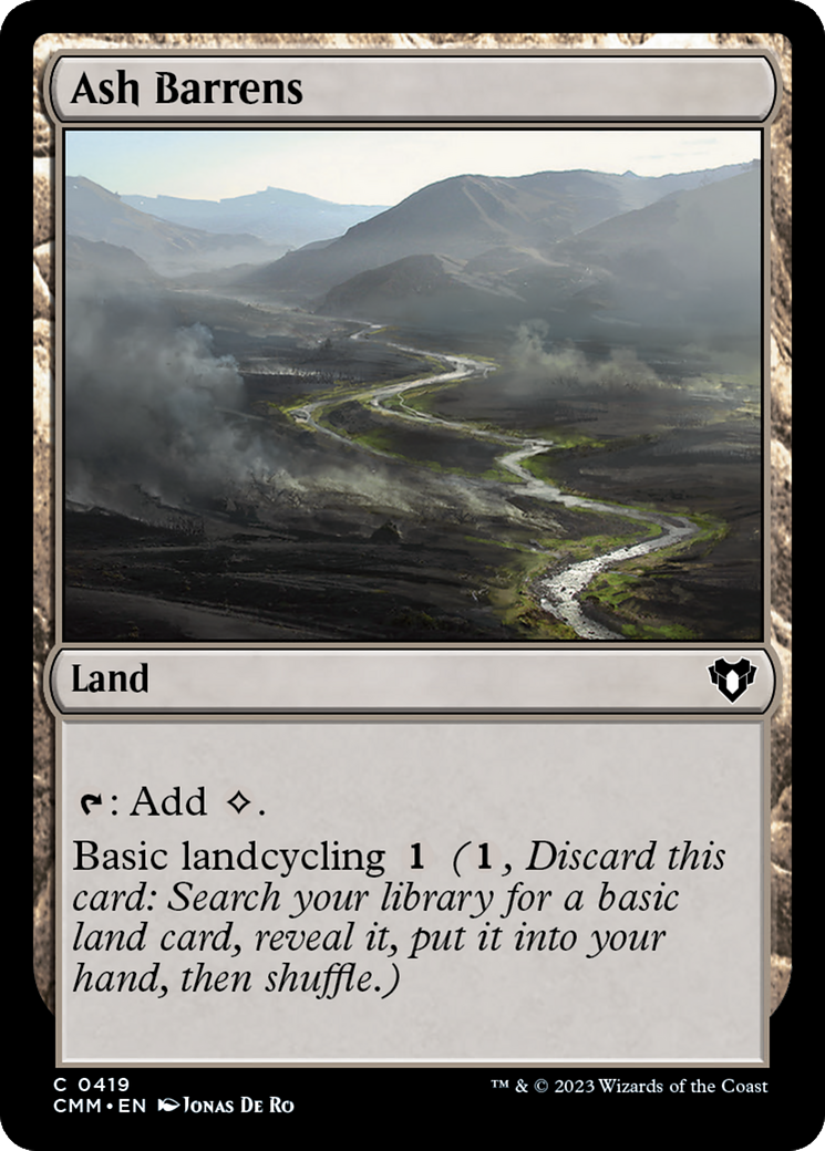 {C} Ash Barrens [Commander Masters][CMM 419]