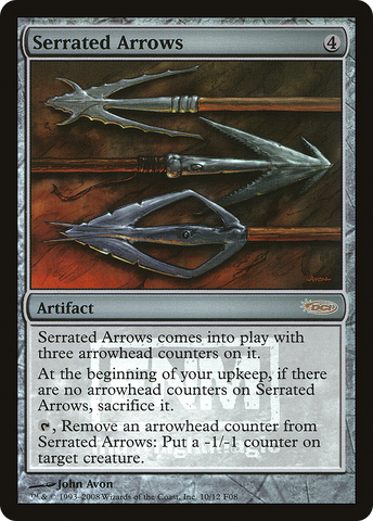 {R} Serrated Arrows [Friday Night Magic 2008][PA F08 010]