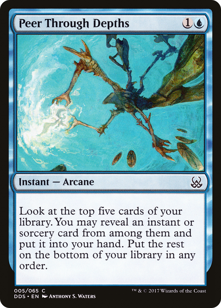 {C} Peer Through Depths [Duel Decks: Mind vs. Might][DDS 005]