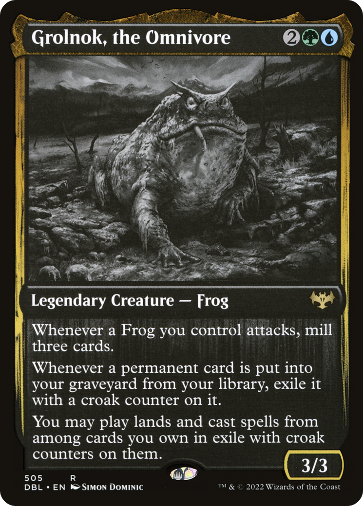 {R} Grolnok, the Omnivore [Innistrad: Double Feature][DBL 505]