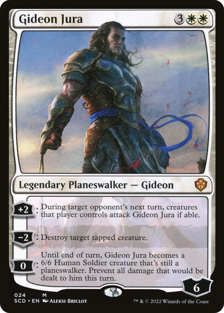{R} Gideon Jura [Starter Commander Decks][SCD 024]