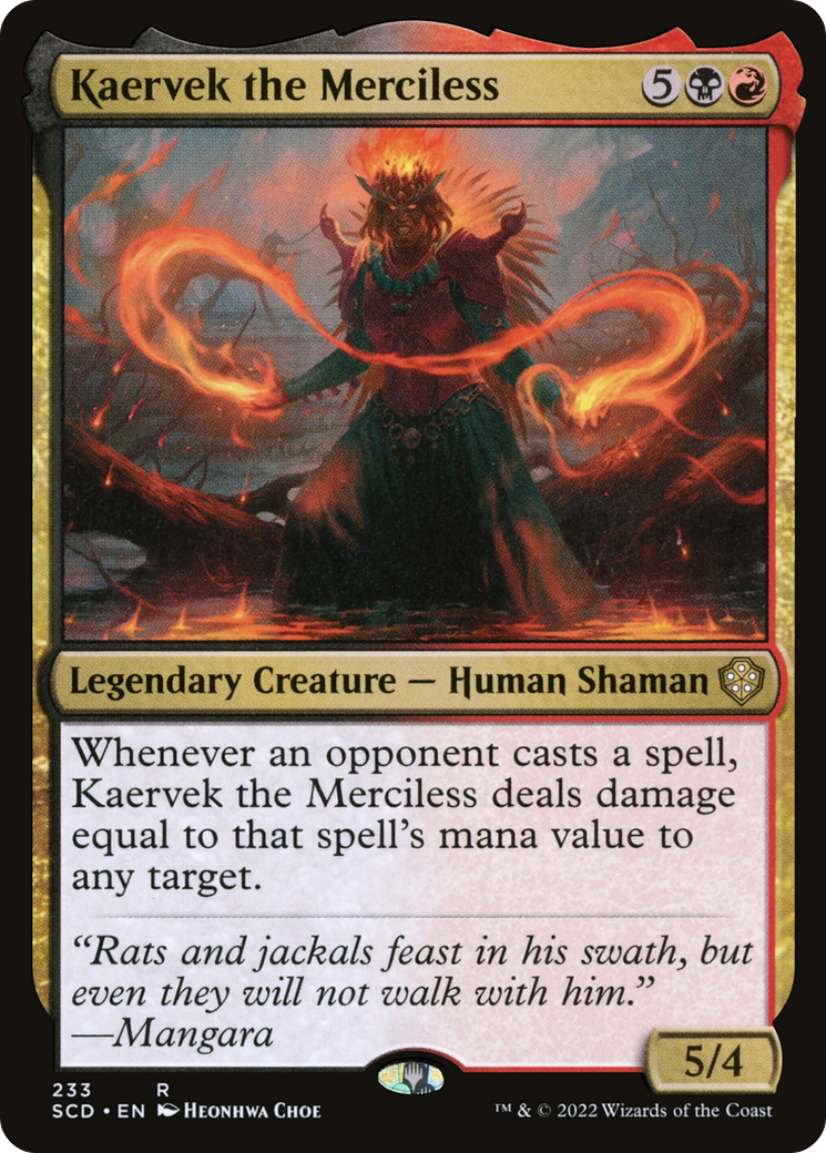 {R} Kaervek the Merciless [Starter Commander Decks][SCD 233]