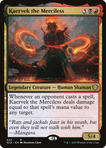 {R} Kaervek the Merciless [Starter Commander Decks][SCD 233]