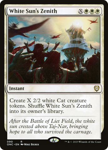 {R} White Sun's Zenith [Phyrexia: All Will Be One Commander][ONC 090]