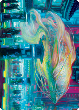 {A} Skyswimmer Koi Art Card [Kamigawa: Neon Dynasty Art Series][ANEO 003]