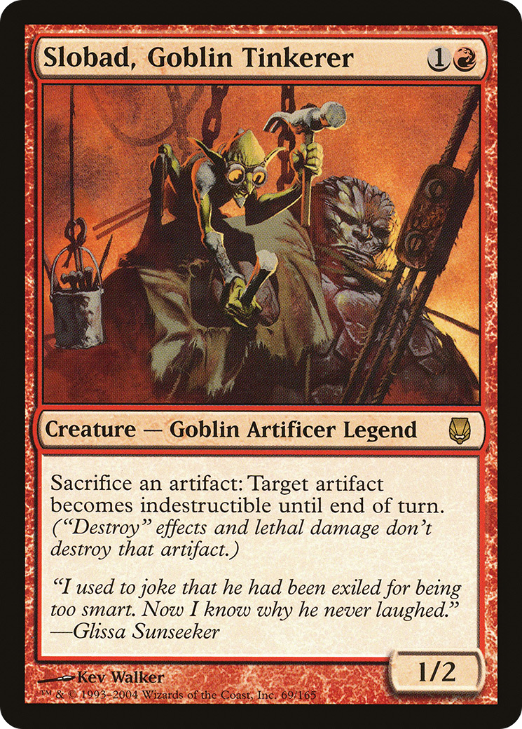 {R} Slobad, Goblin Tinkerer [Darksteel][DST 069] - Misty Mountain Games