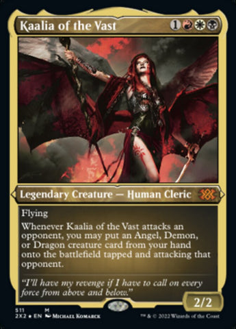 {R} Kaalia of the Vast (Foil Etched) [Double Masters 2022][2X2 511]
