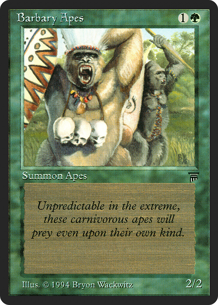 {C} Barbary Apes [Legends][LEG 176]