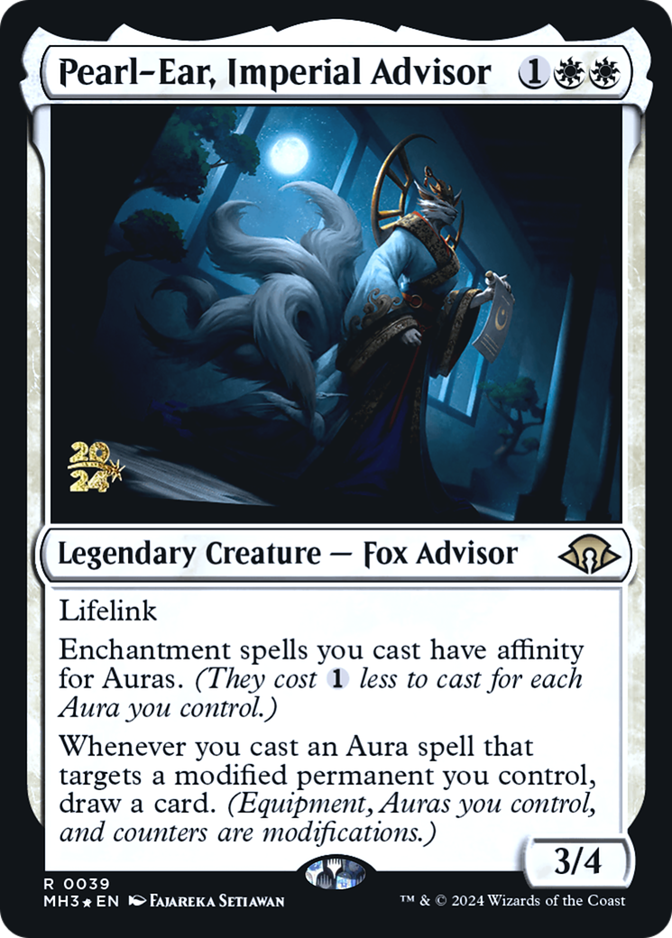 {R} Pearl-Ear, Imperial Advisor [Modern Horizons 3 Prerelese Promos][PR PMH3 039]