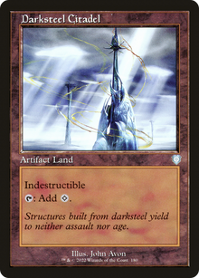 {C} Darksteel Citadel (Retro) [The Brothers' War Commander][BRC 180]