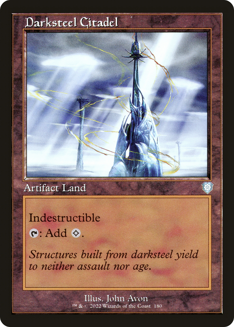 {C} Darksteel Citadel (Retro) [The Brothers' War Commander][BRC 180]