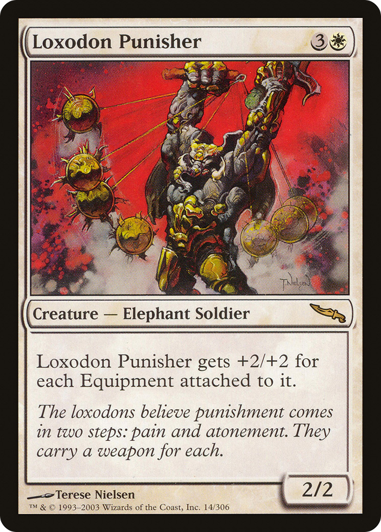 {R} Loxodon Punisher [Mirrodin][MRD 014]