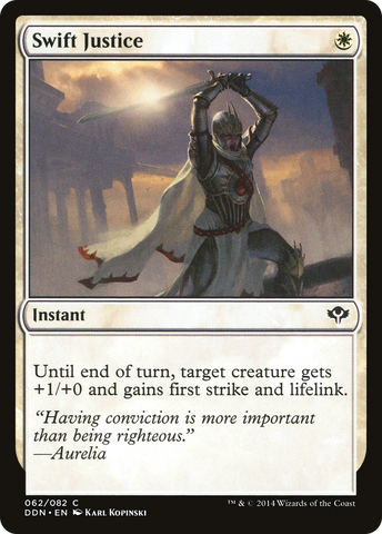 {C} Swift Justice [Duel Decks: Speed vs. Cunning][DDN 062]