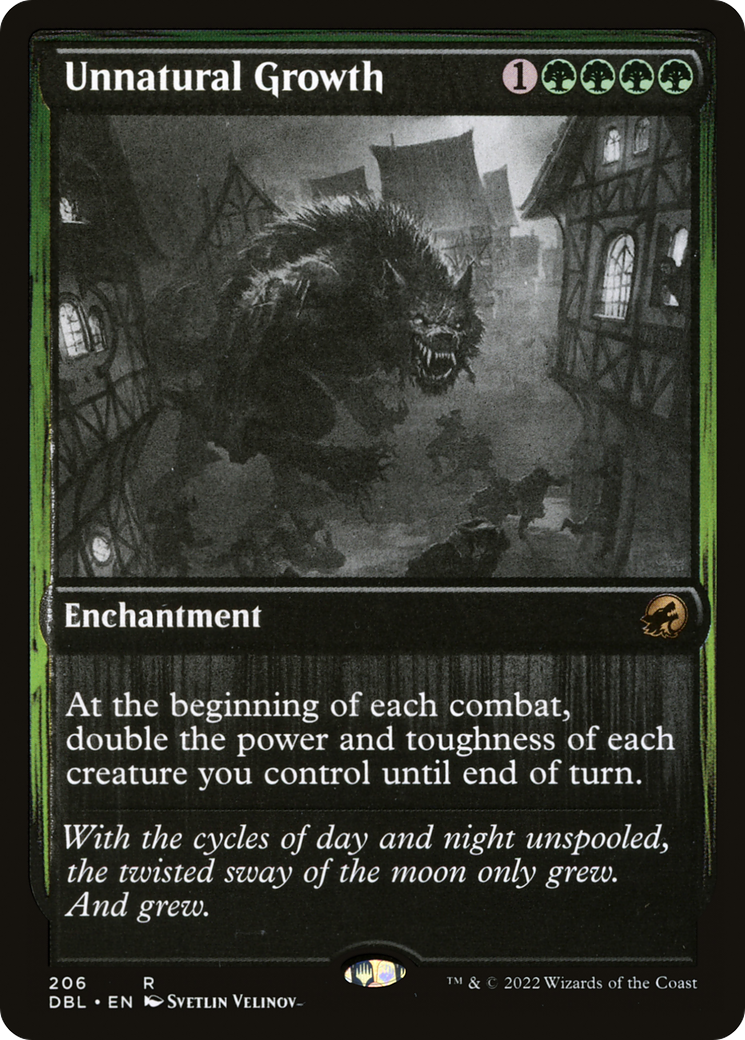 {R} Unnatural Growth [Innistrad: Double Feature][DBL 206]
