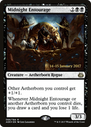 {R} Midnight Entourage [Aether Revolt Prerelease Promos][PR AER 066]