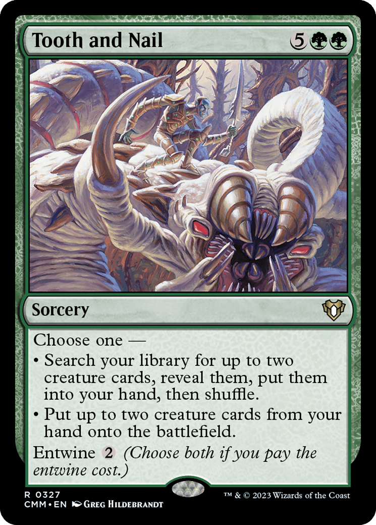 {R} Tooth and Nail [Commander Masters][CMM 327]