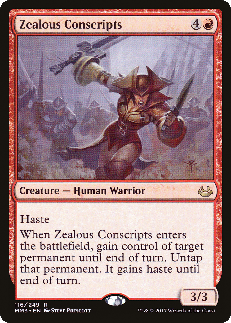 {R} Zealous Conscripts [Modern Masters 2017][MM3 116]