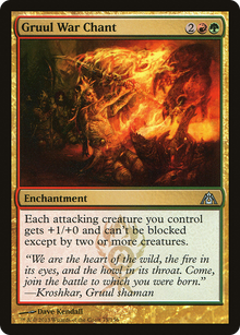 {C} Gruul War Chant [Dragon's Maze][DGM 075]