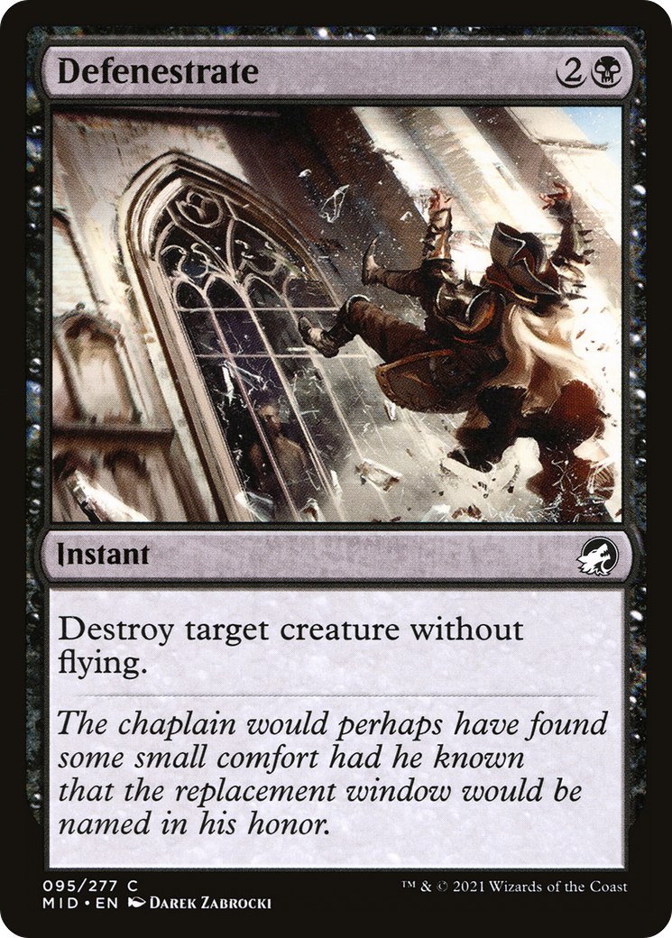 {C} Defenestrate [Innistrad: Midnight Hunt][MID 095]